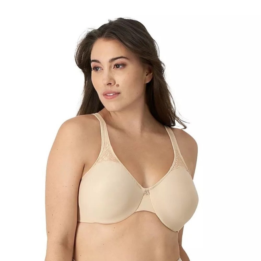 Women's Passion For Comfort Minimizer Underwire Bra Beige NWOT 38DD